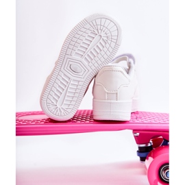Deportivas Infantiles Con Velcro Blanco Elike 7