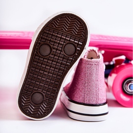 Zapatillas Altas Infantiles Catrina Rosa 2