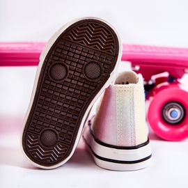 Deportivas Altas Infantiles Blanka Multicolor rosado rosado 5
