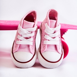 Deportivas Altas Infantiles Rosa Mona rosado 11