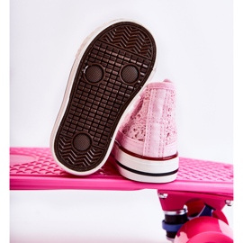 Deportivas Altas Infantiles Rosa Mona rosado 10