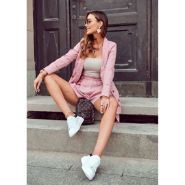 FS3 Deportivas de mujer con plataforma en blanco y negro Eliso 1 FS3 Deportivas de mujer con plataforma en blanco y negro Eliso 1