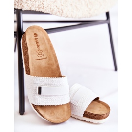 Pantuflas Clásicas Mujer Inblu NM000025 Blanco 7