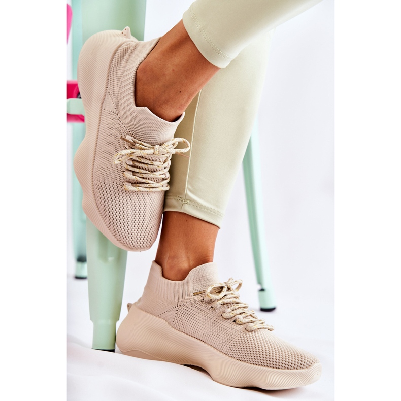 Deportivas Mujer Dalmiro Slip-on beige claro 2