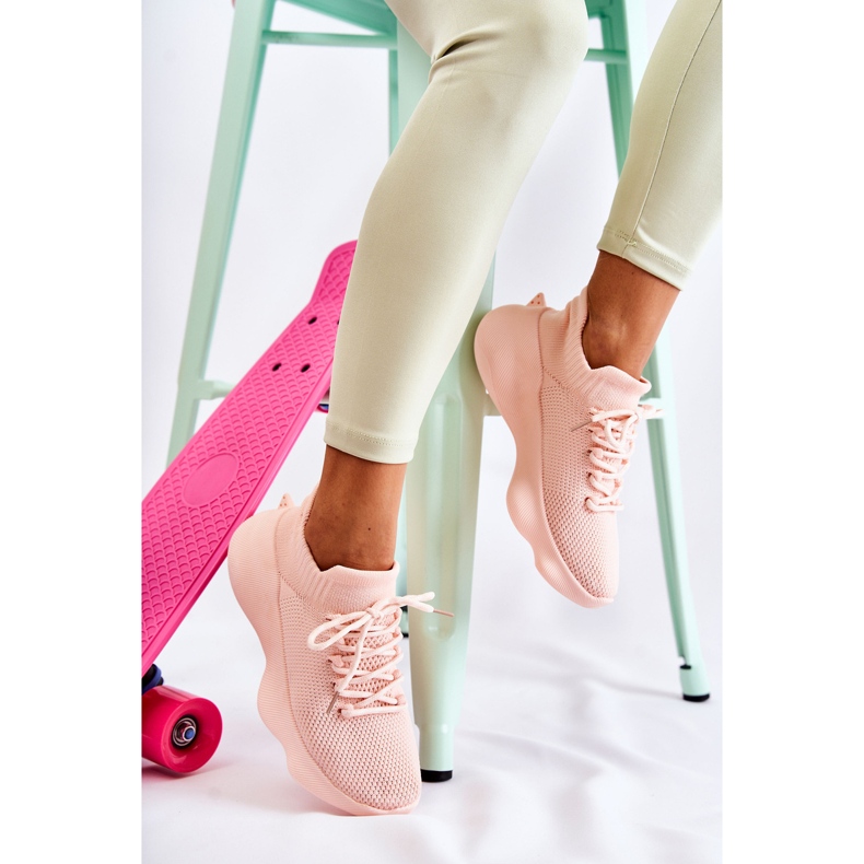 Zapatillas sin cordones Dalmiro Sport de mujer de color rosa 1