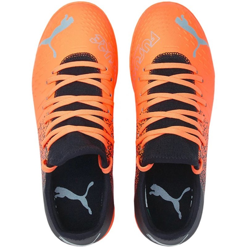 Botas de fútbol Puma Futuro Z 4.3 Tt Jr 106780 01 naranja naranjas y tintos 1