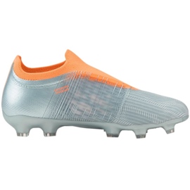 Puma Ultra 3.4 FG / AG Jr 106738 01 botas de fútbol multicolor tonos de gris 1