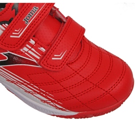 Botas de fútbol Joma XPander 2206 In Jr XPJS2206INV blanco rojo naranjas y tintos 2