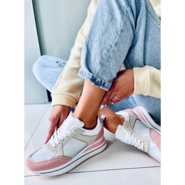 Deportivas con cuña Ivey Rosa rosado 3