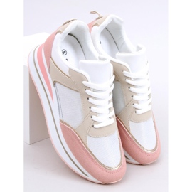 Deportivas con cuña Ivey Rosa rosado 2