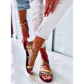 Sandalias mujer Bavi Amarillo 2