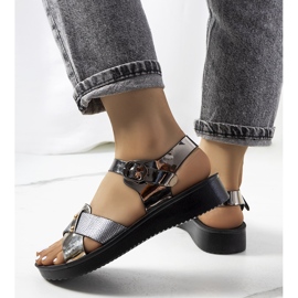 Sandalias de mujer grises de Tulia 2