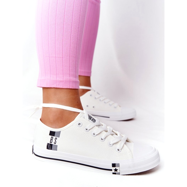 Zapatillas de mujer clásicas Big Star HH274109 Blanco 4