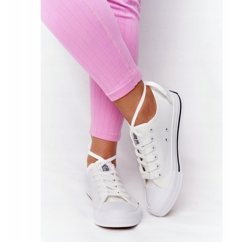 Zapatillas de mujer clásicas Big Star HH274109 Blanco 5