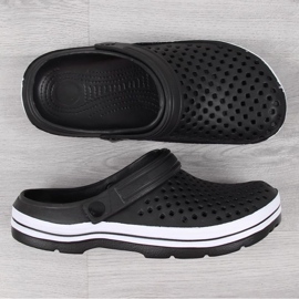 Novedades Zapatillas de casa M EVE301A espuma calada negra negro 3