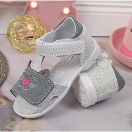 Sandalias con velcros para mujer Kornecki Jr.KOR6859 plata-gris ['plata'] 3