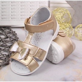 Sandalias velcros Kornecki Jr KOR6309 dorado 2