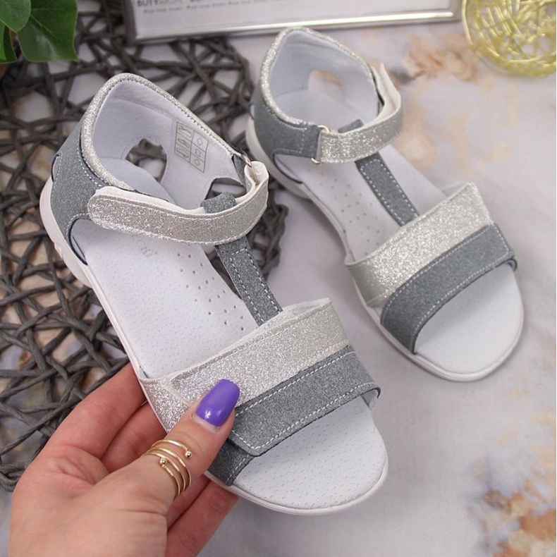Sandalias velcros Kornecki Jr KOR6323 plata ['plata'] 1
