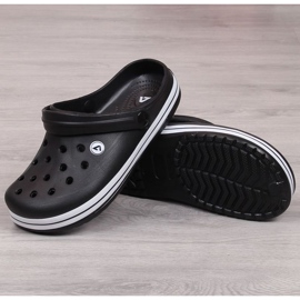 American Club Jr.AM633A zapatillas de piscina negro 2