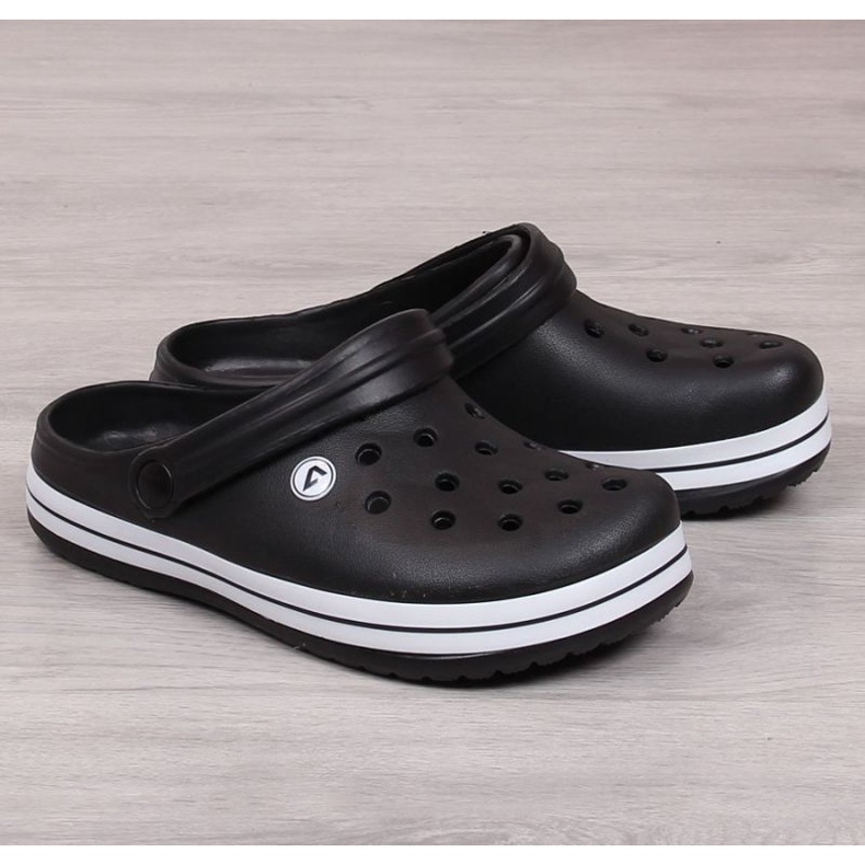 American Club W AM636A zapatillas de piscina negro 1