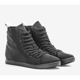 Deportivas tobilleras Karita negras negro 1