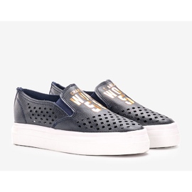 Zapatillas azul marino de Kaisa 1