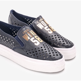 Zapatillas azul marino de Kaisa 2