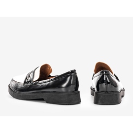 Zapatos mujer Inberg negros blanco 2