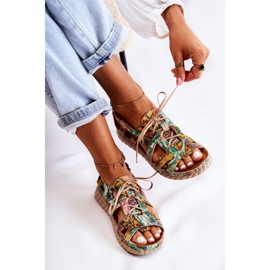 Maciejka Sandalias Mujer Piel Con Velcro 05375-09 Verde 6