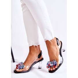 S.Barski Zapatos De Salón Elegantes Con Adorno Amalia Negro incoloro 6