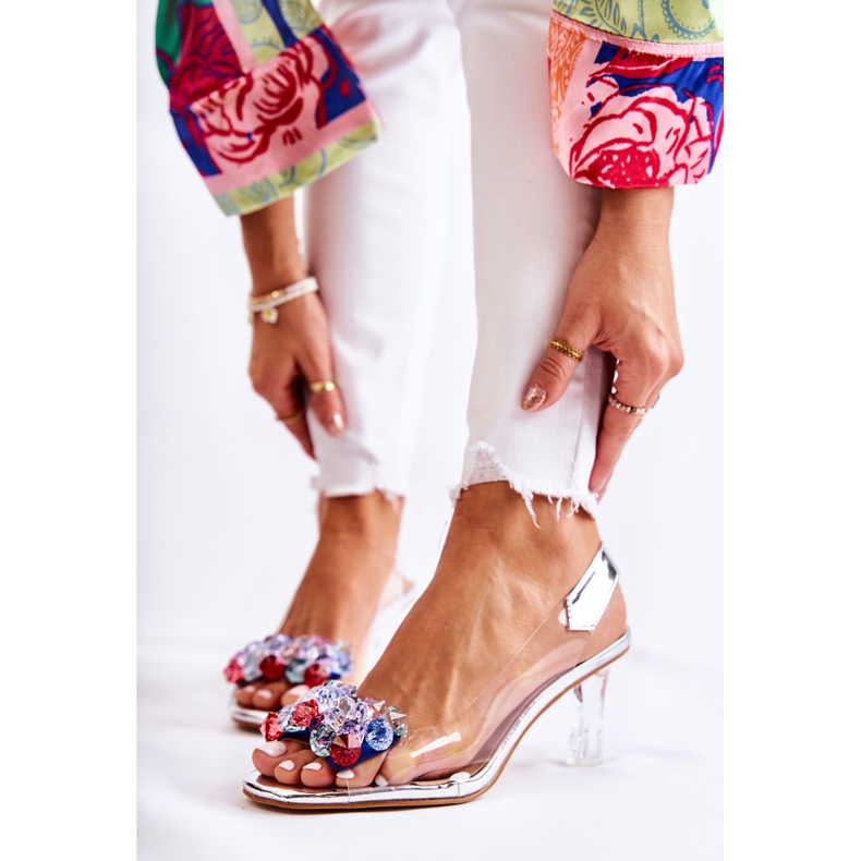 S.Barski Salones Elegantes Con Adorno Amalia Plateado incoloro plata 1