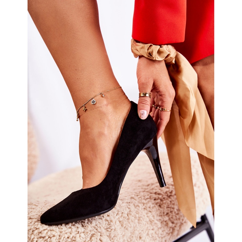 Sergio Leone Stilettos Clásicos Negros Magically Suede 2 Sergio Leone Stilettos Clásicos Negros Magically Suede 2