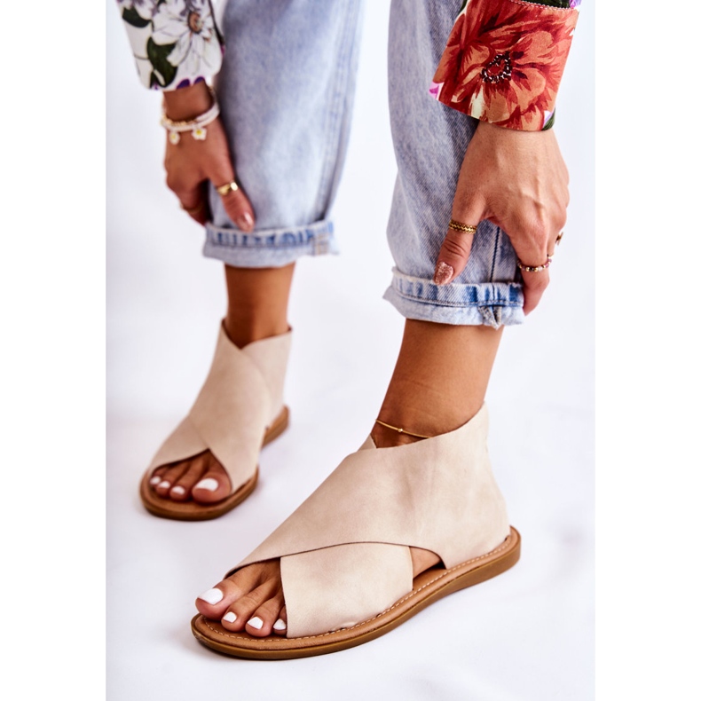 S.Barski Sandalias Mujer Piel Beige Catalise 1