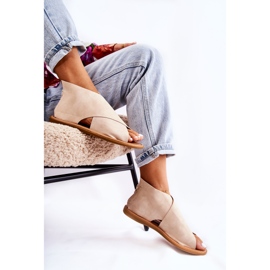 S.Barski Sandalias Mujer Piel Beige Catalise 6