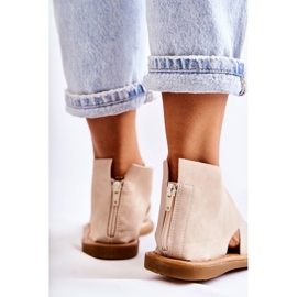 S.Barski Sandalias Mujer Piel Beige Catalise 7