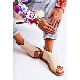 S.Barski Sandalias Mujer Piel Beige Catalise 8