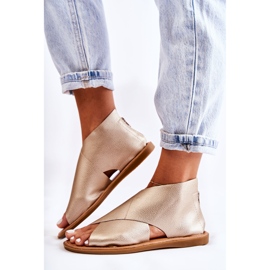 S.Barski Sandalias Mujer Piel Catalise Oro dorado 5