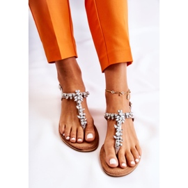 S.Barski Sandalias Mujer Verano Plata Margery 1