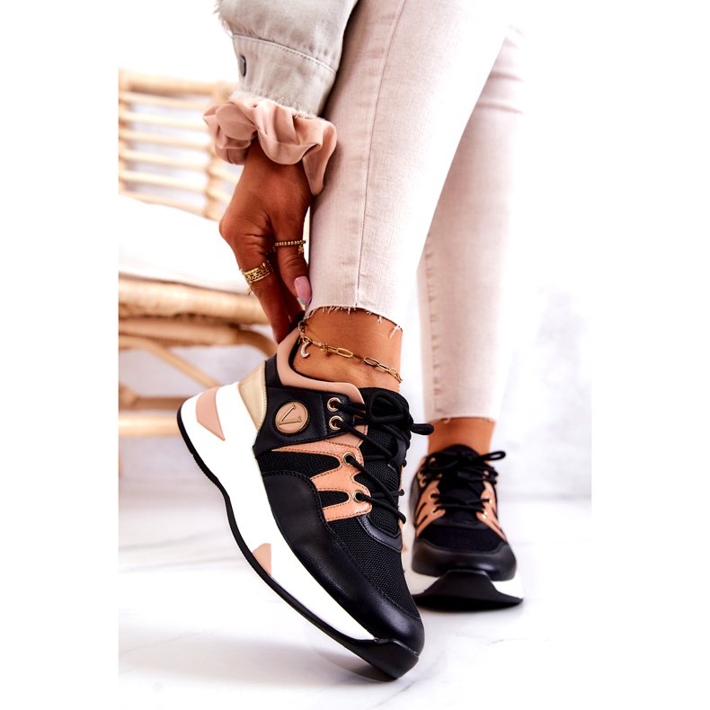 Vinceza Zapatos Deportivos Mujer Zapatillas Negro 2