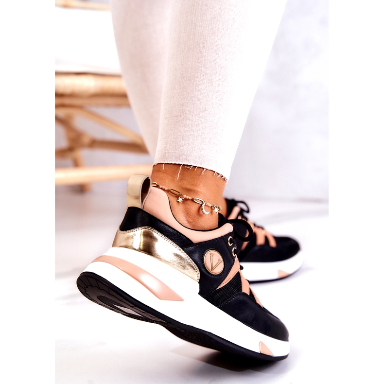 Vinceza Zapatos Deportivos Mujer Zapatillas Negro 3