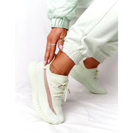 Zapatillas de deporte de verde claro para mujeres zapatos deportivos 2