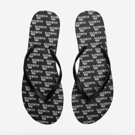 Chanclas Kubota KUB7 goma negra negro 1