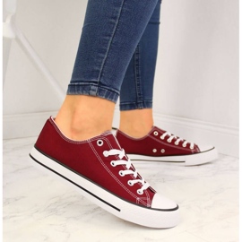 Atletico W ATC266D zapatillas bajas burdeos rojo 2