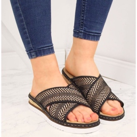 Zapatillas cuña Rieker W R459 negro 3