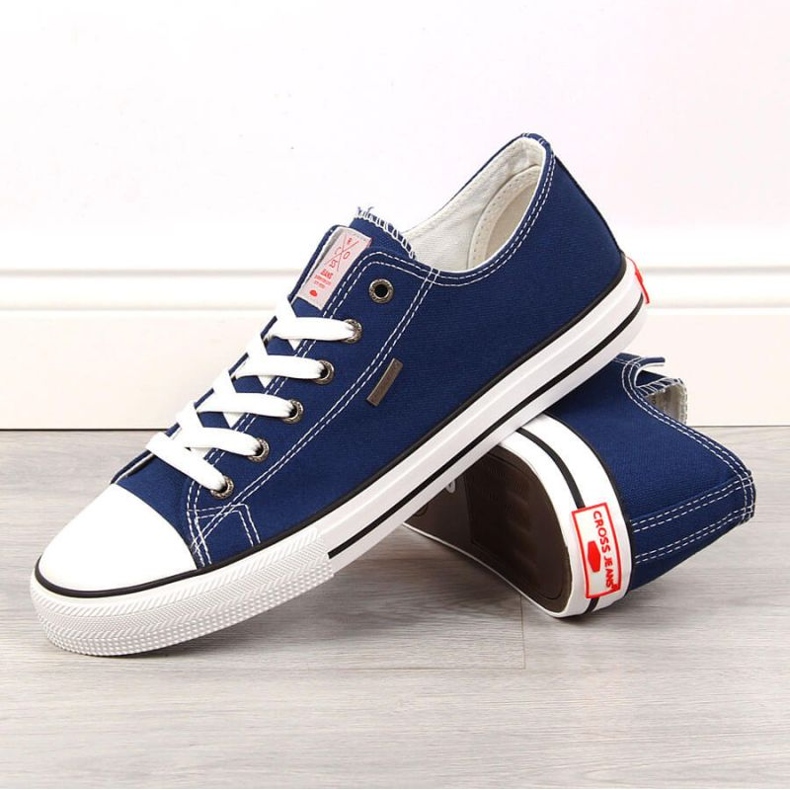 Zapatillas Low Cross Jeans M JJ1R4004C azul marino 2