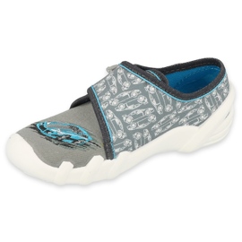 Zapatos befado niño 273Y339 azul gris 1