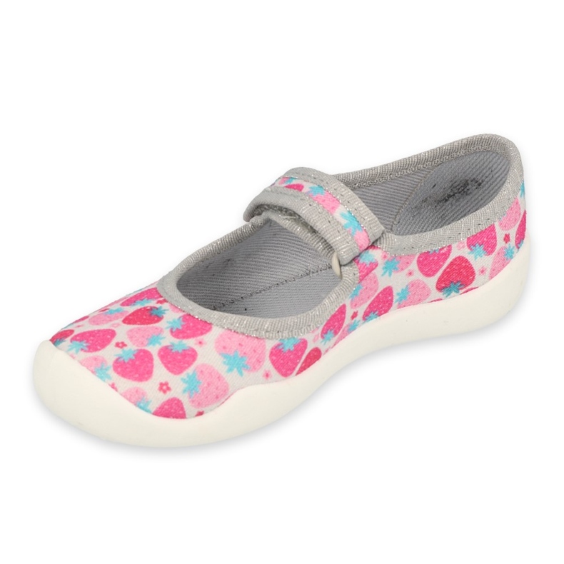 Zapatos befado niño 114X485 rosado gris 1