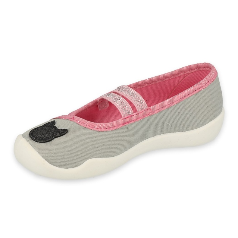 Zapatos befado niño 116X301 rosa gris 1