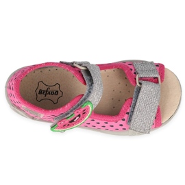Zapatos befado niño 342P045 rosado plata 3