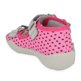 Zapatos befado niño 342P045 rosa plata 2